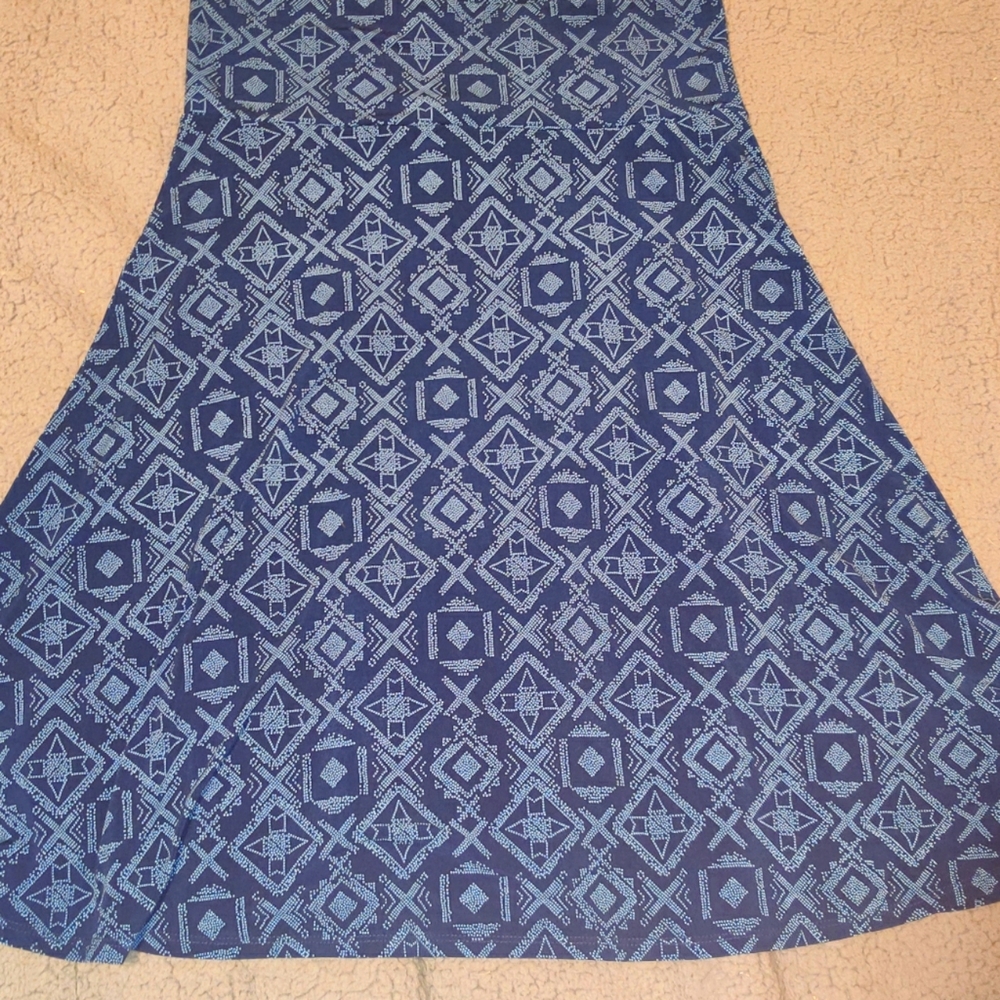 LuLaRoe XL blue skirt